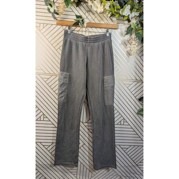 Wildfox Women's Nikki Cargo Joggers in Basil Fleece Soft Size XS READ - Picture 1 of 8